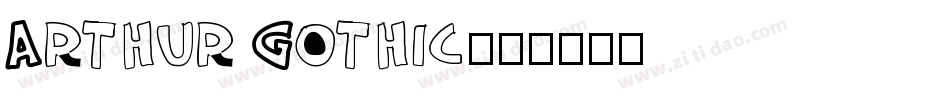 Arthur Gothic字体转换